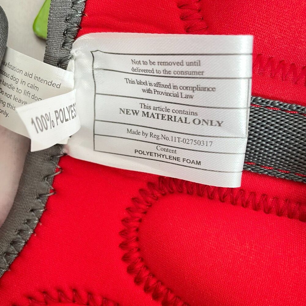 Outward Hound Dawson Swim Life Jacket Swim Vest Size SM 15-30 lbs New With Tags - Picture 8 of 8